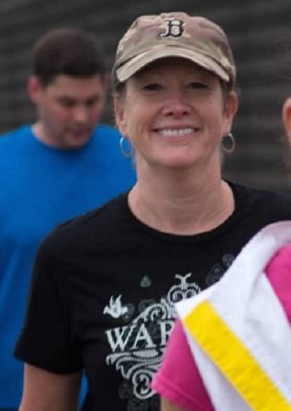 TBBCF top fundraiser, year round volunteer and marathoner, Shelley Gregory